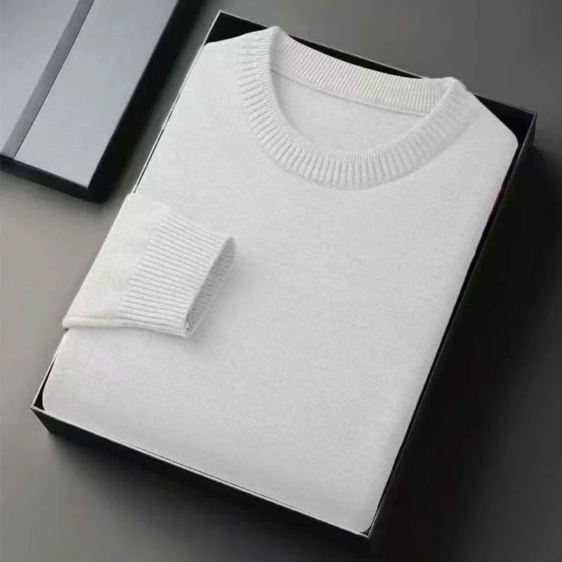 Men's Classic Crewneck Knit Pullover Sweater