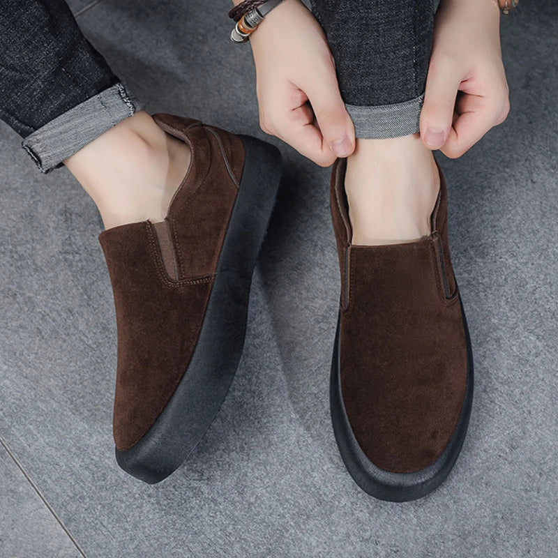 Casual Shoes Fashion Platform Slip on Loafers Business Formal Trendy Casual