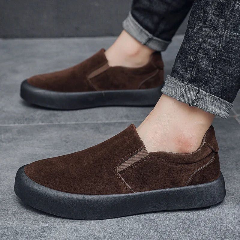 Casual Shoes Fashion Platform Slip on Loafers Business Formal Trendy Casual