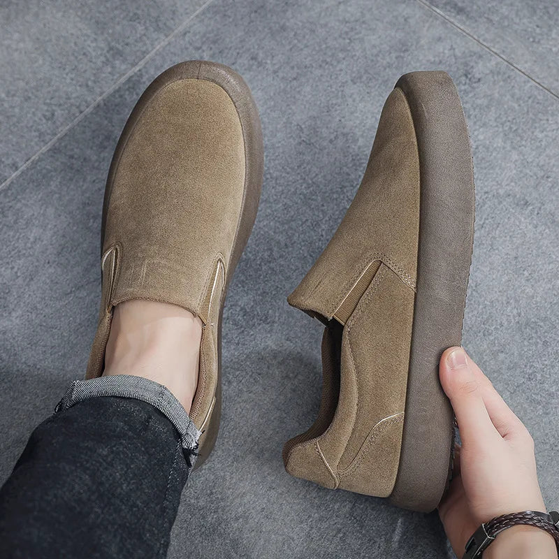 Casual Shoes Fashion Platform Slip on Loafers Business Formal Trendy Casual