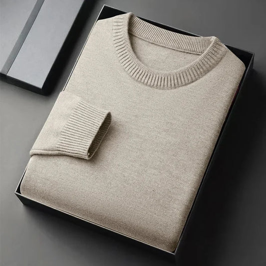 Men's Classic Crewneck Knit Pullover Sweater