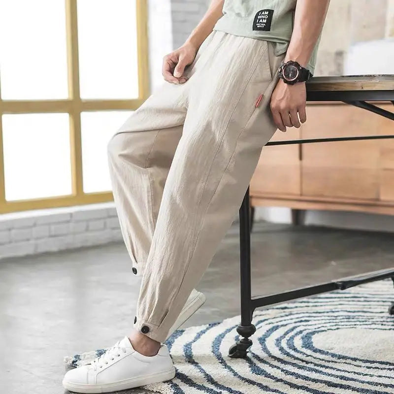 Lorant – Men’s Cotton & Linen Harem Pants