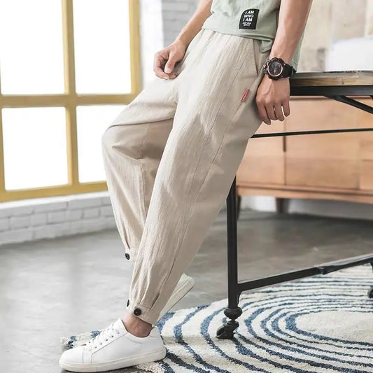 Lorant – Men’s Cotton & Linen Harem Pants